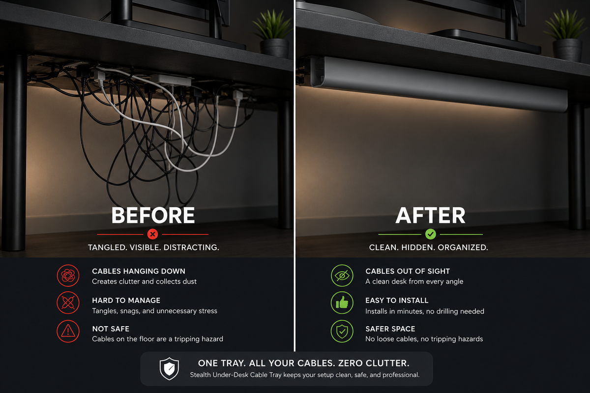 Ambix Under Desk Cable Management