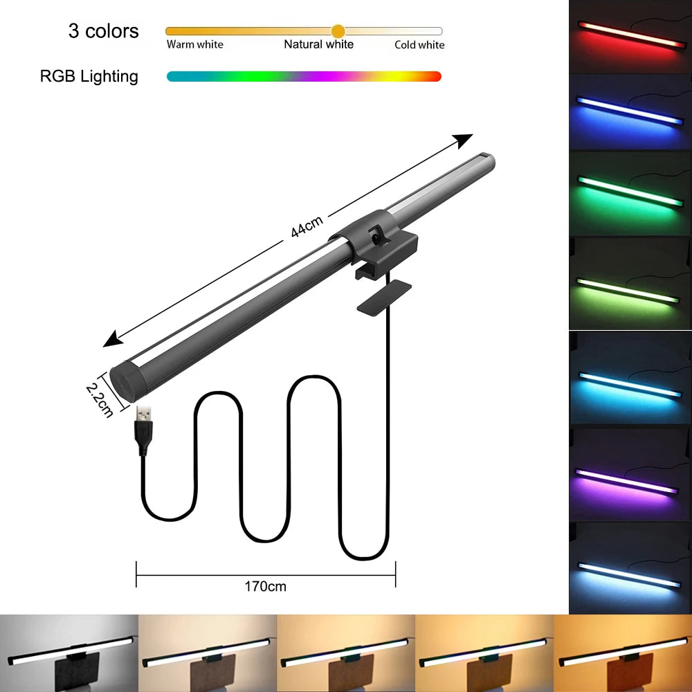 Dual-Light RGB Pro Monitor Bar