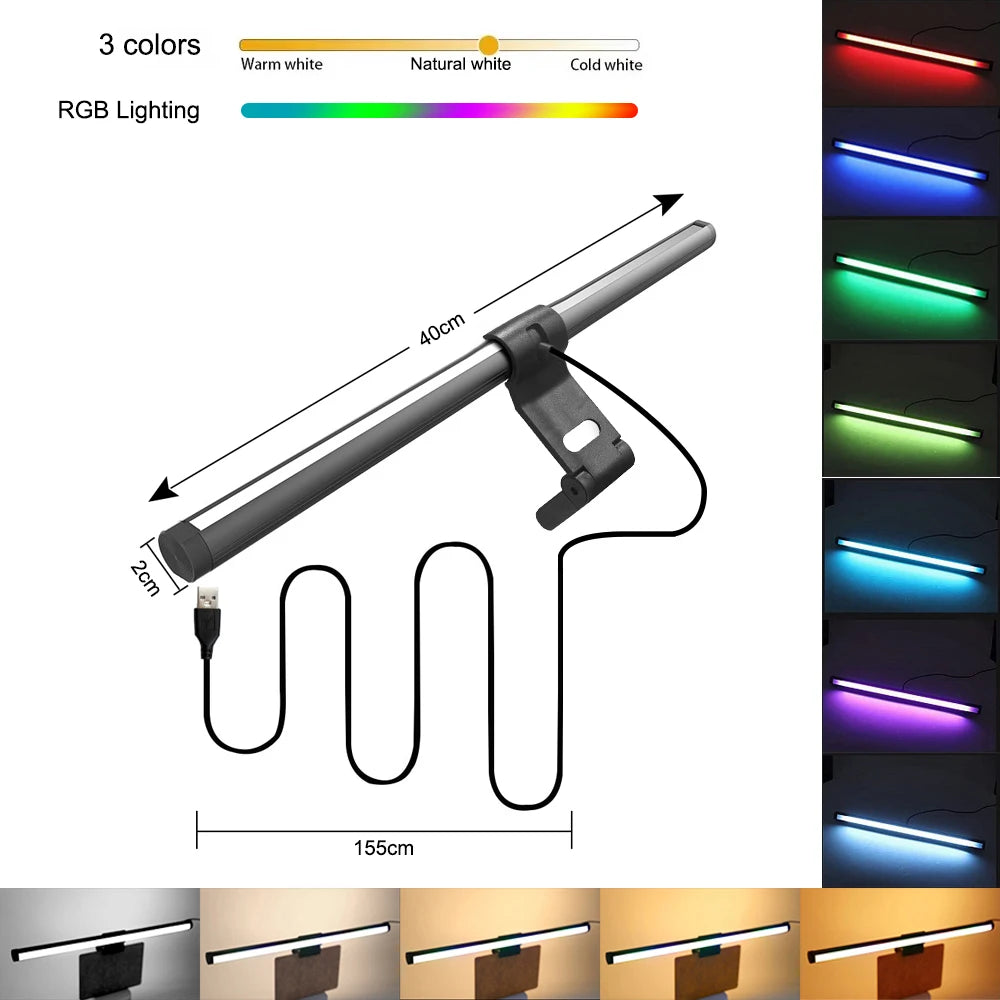 Dual-Light RGB Pro Monitor Bar